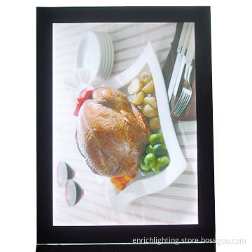 Crystal LED Light Box with Single Face, Super Slim 23mm, Product Size Can be Customized